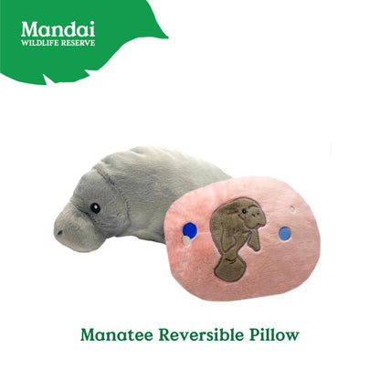 Canola Manatee Keychain Plush Pillow Stuffed with Realistic Details Cute from MANDAI WILDLIFE RESERVE