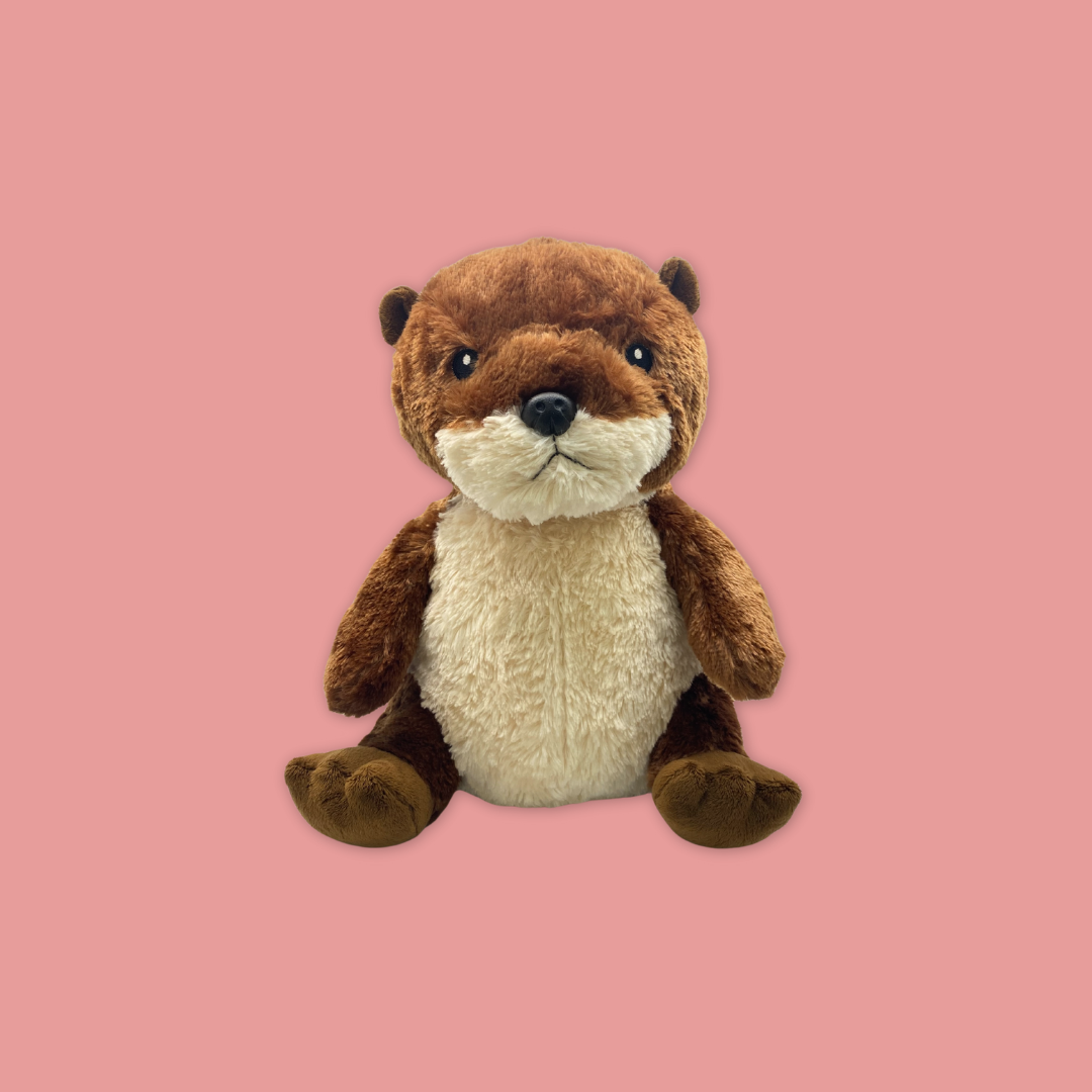 Otter Reversible Plush Pillow