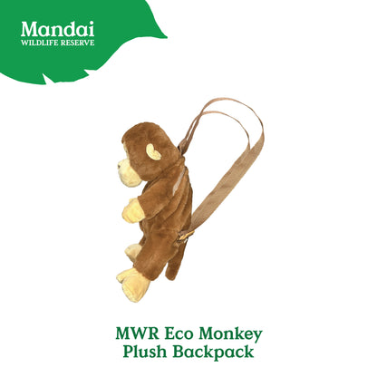 Monkey Panda Red Panda  Eco Backpack School Bag Cute Lovely Animal Stuffed Toy Best Seller MANDAI WILDLIFE RESERVE