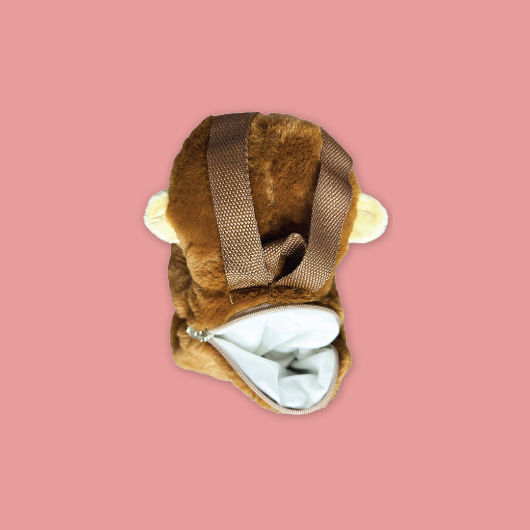 Eco Monkey Plush Backpack 14"