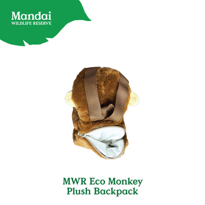 Monkey Panda Red Panda  Eco Backpack School Bag Cute Lovely Animal Stuffed Toy Best Seller MANDAI WILDLIFE RESERVE