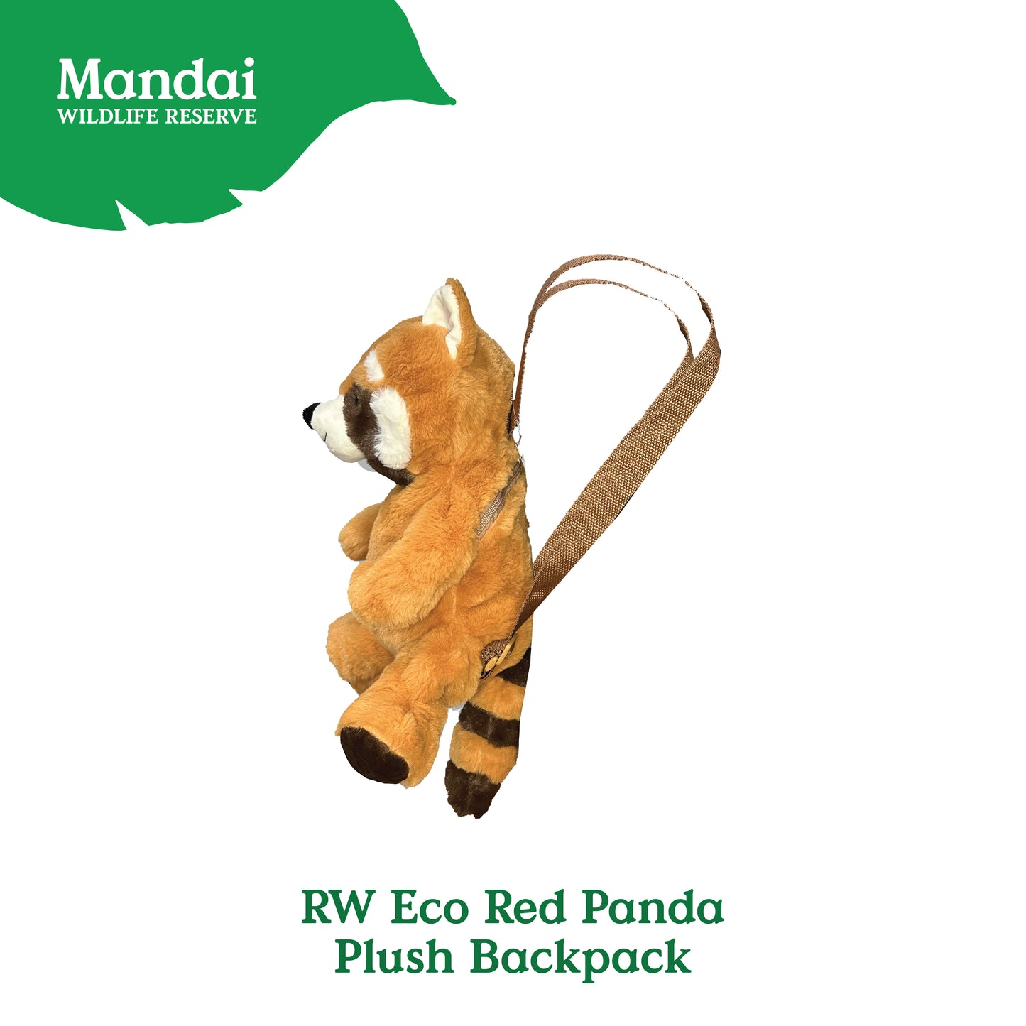 Monkey Panda Red Panda  Eco Backpack School Bag Cute Lovely Animal Stuffed Toy Best Seller MANDAI WILDLIFE RESERVE