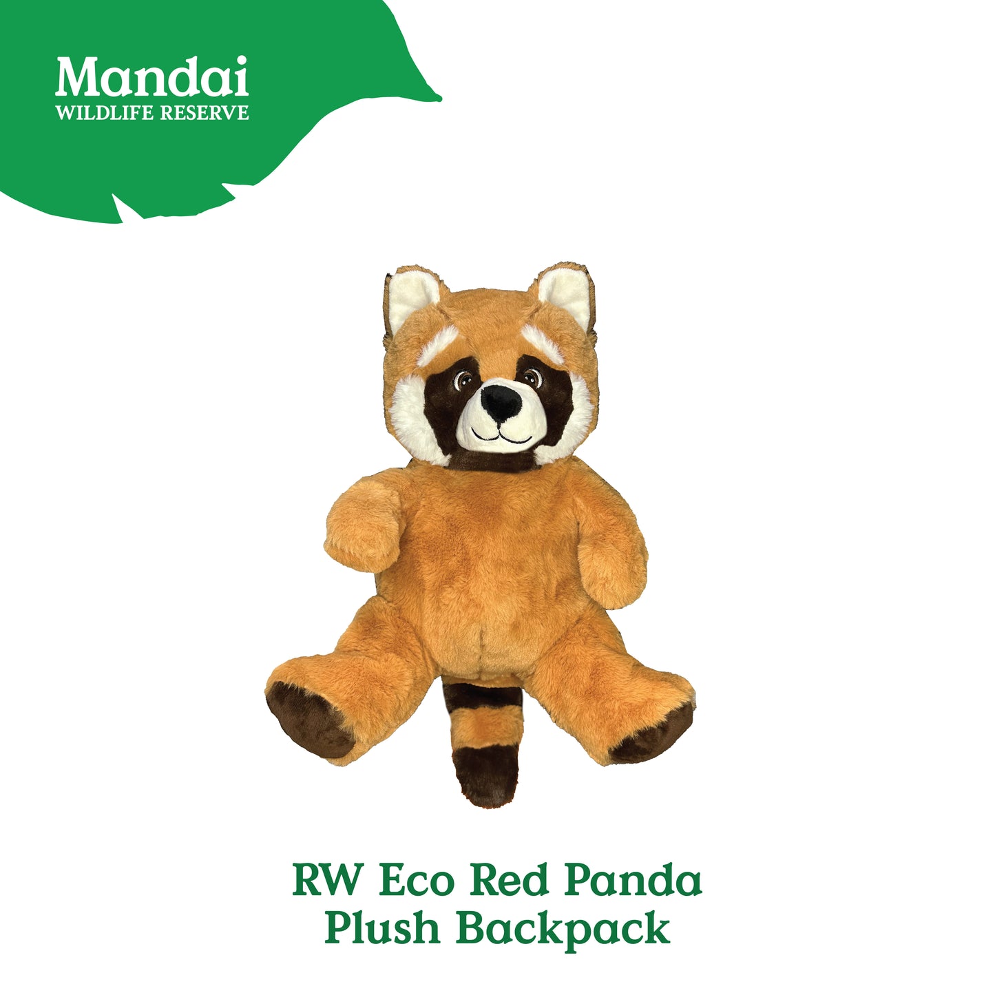 Monkey Panda Red Panda  Eco Backpack School Bag Cute Lovely Animal Stuffed Toy Best Seller MANDAI WILDLIFE RESERVE