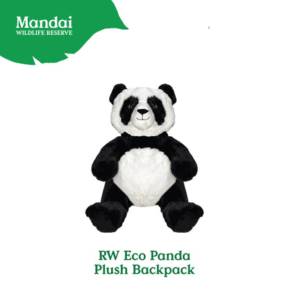 Monkey Panda Red Panda  Eco Backpack School Bag Cute Lovely Animal Stuffed Toy Best Seller MANDAI WILDLIFE RESERVE