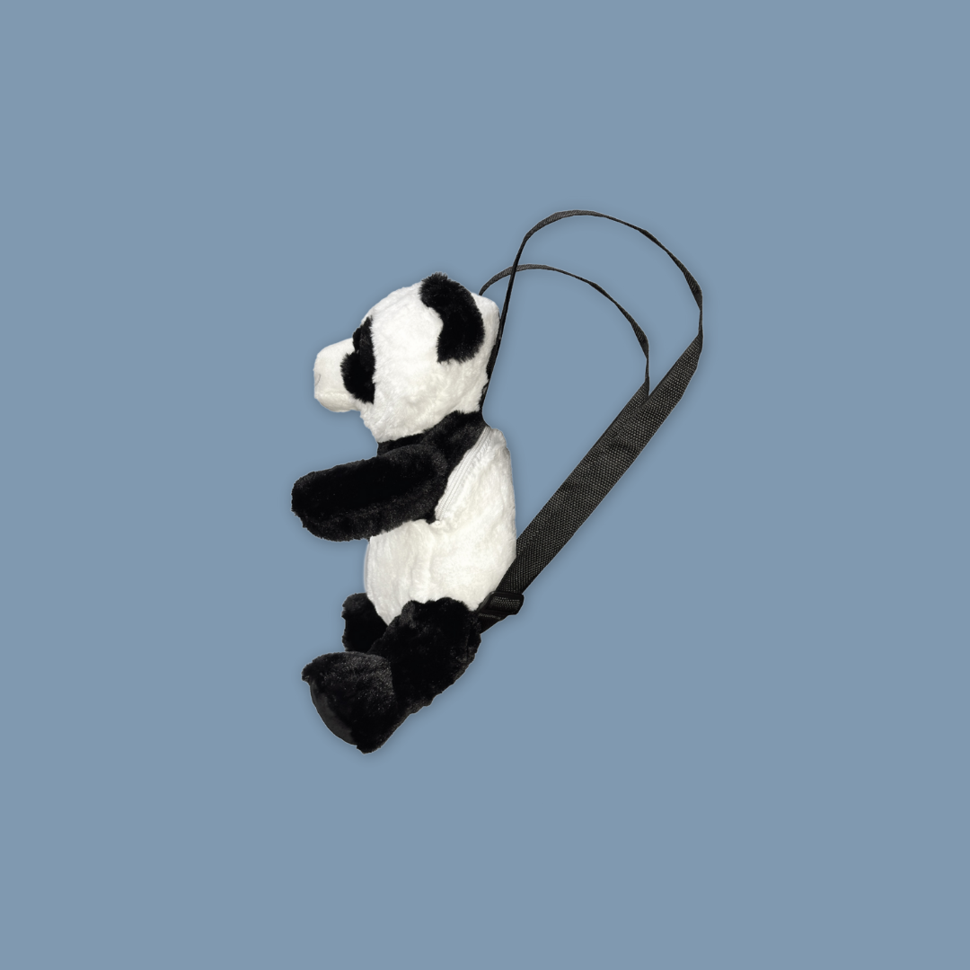 Eco Panda Plush Backpack 14"