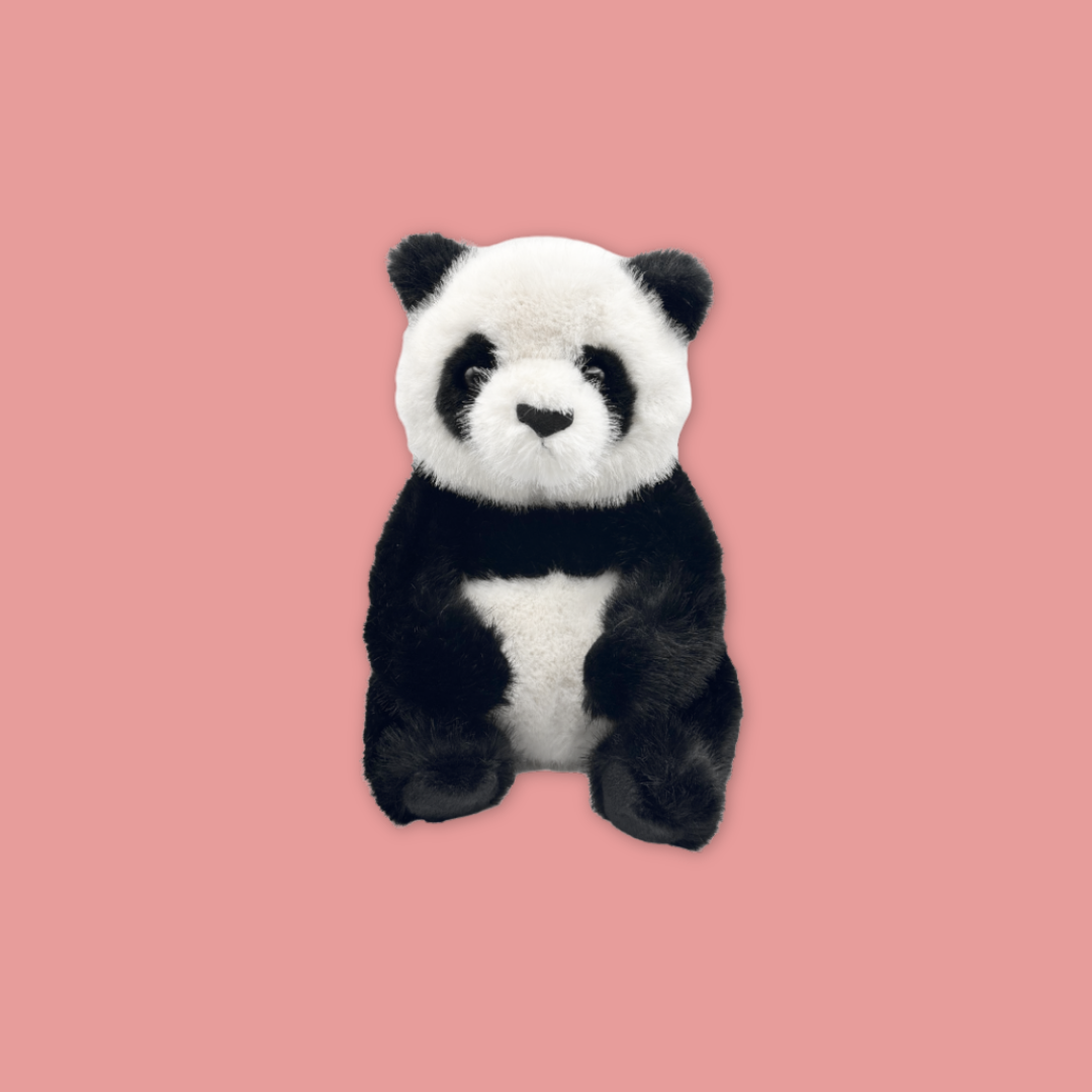 Sitting Panda Red Panda Plush Toy Stuffed with Realistic Details Textures Good Sleeping Buddy MANDAI WILDLIFE RESERVE