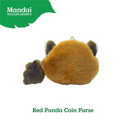 A charming Animal Head Panda Red Panda Sloth White Tiger Malayan Tiger Fennec Fox Giraffe Elephant Otter Coin Purse with a Wiggling Tail – A Must-Have at MANDAI WILDLIFE RESERVE