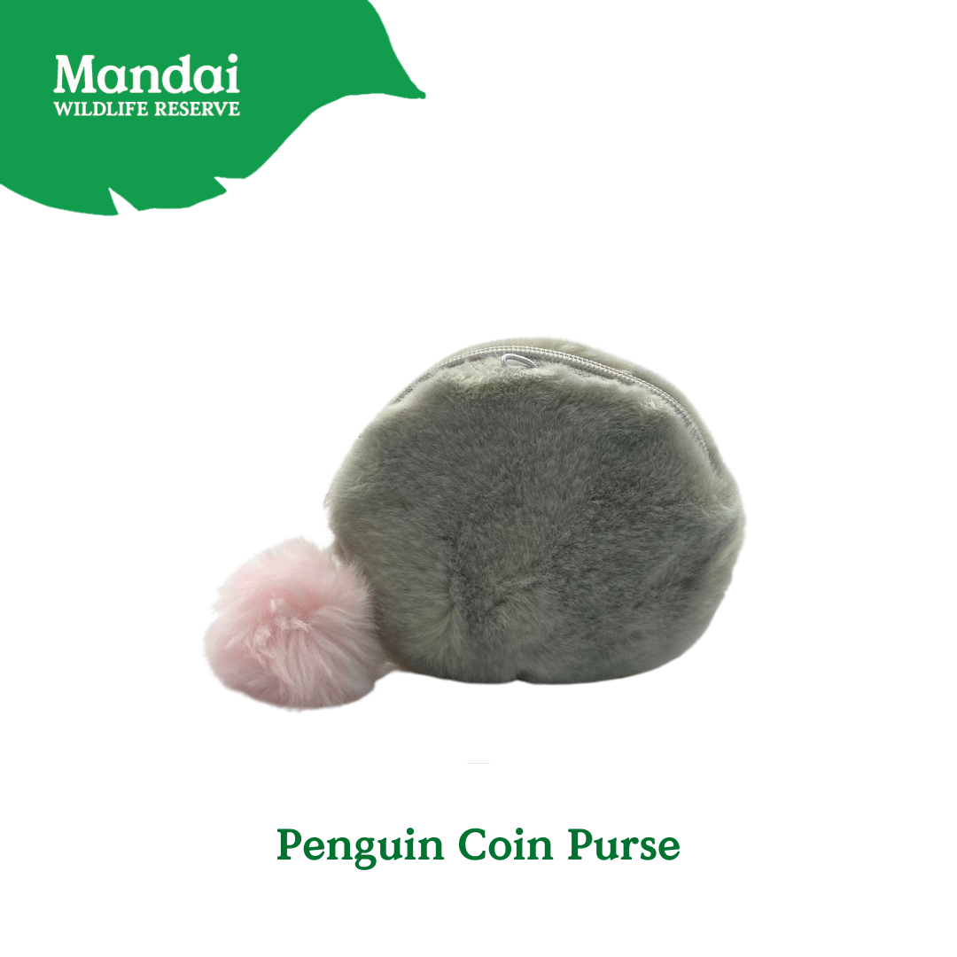 A charming Animal Head Panda Red Panda Sloth White Tiger Malayan Tiger Fennec Fox Giraffe Elephant Otter Coin Purse with a Wiggling Tail – A Must-Have at MANDAI WILDLIFE RESERVE