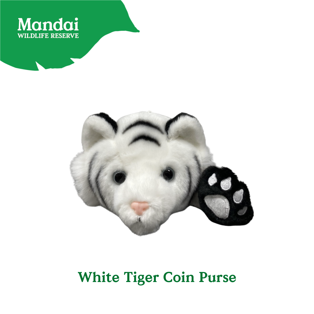 A charming Animal Head Panda Red Panda Sloth White Tiger Malayan Tiger Fennec Fox Giraffe Elephant Otter Coin Purse with a Wiggling Tail – A Must-Have at MANDAI WILDLIFE RESERVE