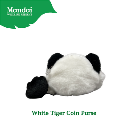 A charming Animal Head Panda Red Panda Sloth White Tiger Malayan Tiger Fennec Fox Giraffe Elephant Otter Coin Purse with a Wiggling Tail – A Must-Have at MANDAI WILDLIFE RESERVE