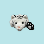 White Tiger Plush Coin Purse