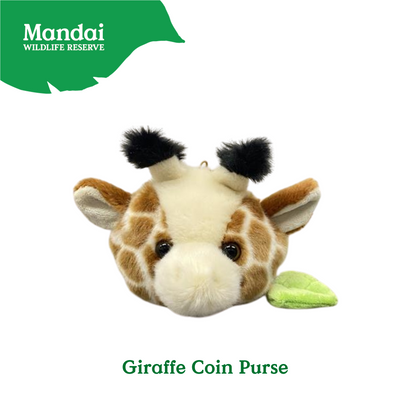 A charming Animal Head Panda Red Panda Sloth White Tiger Malayan Tiger Fennec Fox Giraffe Elephant Otter Coin Purse with a Wiggling Tail – A Must-Have at MANDAI WILDLIFE RESERVE