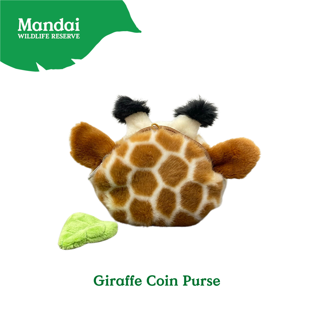 A charming Animal Head Panda Red Panda Sloth White Tiger Malayan Tiger Fennec Fox Giraffe Elephant Otter Coin Purse with a Wiggling Tail – A Must-Have at MANDAI WILDLIFE RESERVE