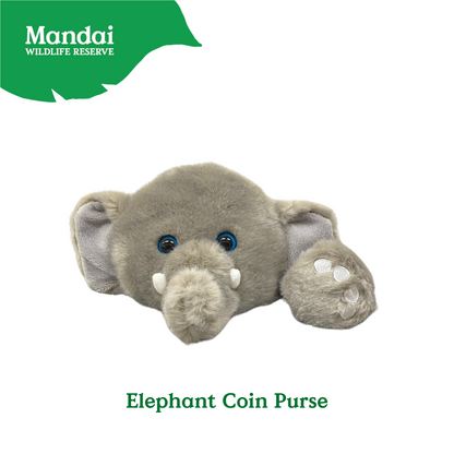 A charming Animal Head Panda Red Panda Sloth White Tiger Malayan Tiger Fennec Fox Giraffe Elephant Otter Coin Purse with a Wiggling Tail – A Must-Have at MANDAI WILDLIFE RESERVE