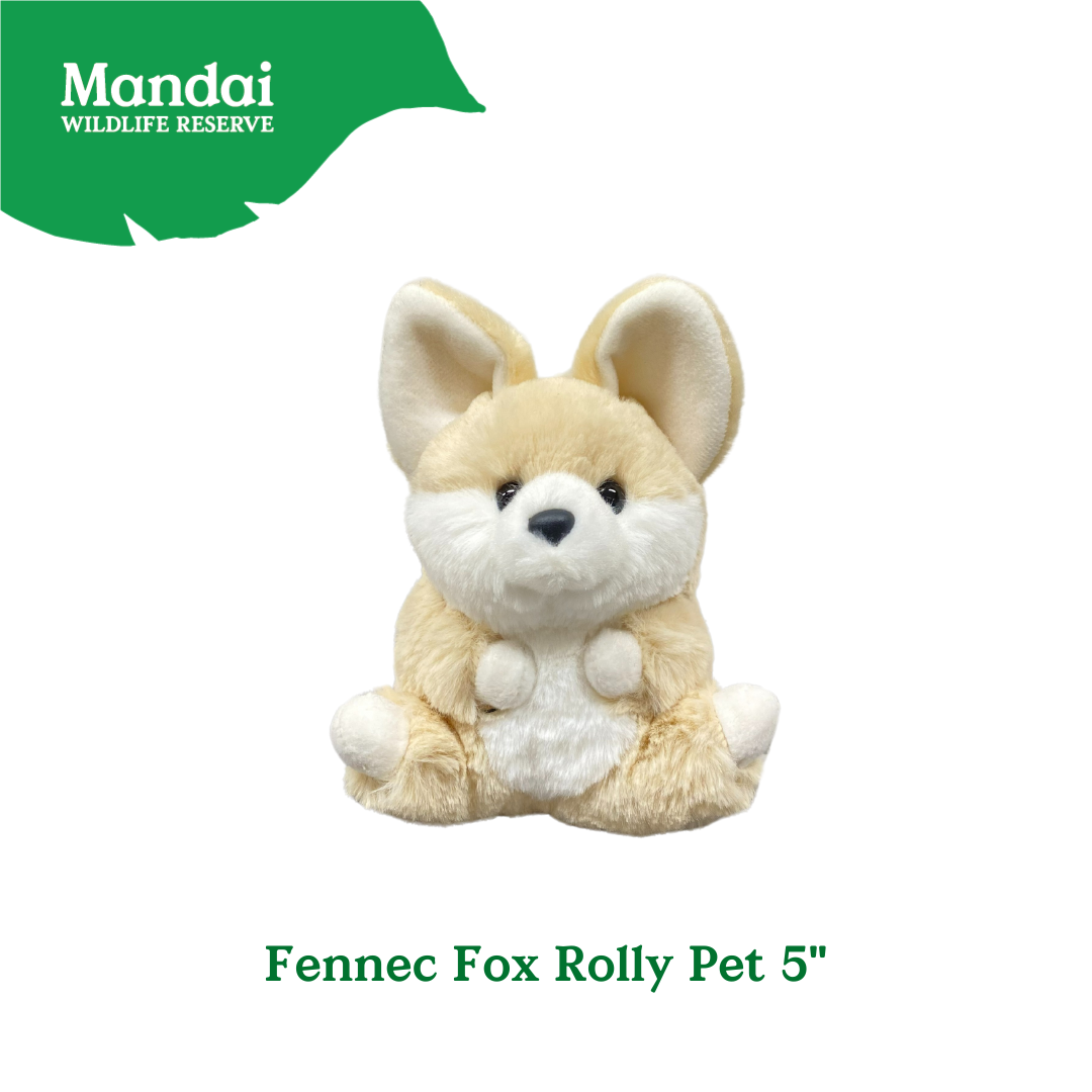 Rollypet Series Adorably Compact Souvenirs Fennec Fox & Capybara MANDAI WILDLIFE RESERVE