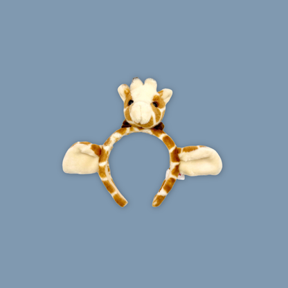 White Tiger Elephant Giraffe Panda Malayan Tiger Fennec Fox Headband Cute Animal 3D Ears Kids - MANDAI WILDLIFE RESERVE