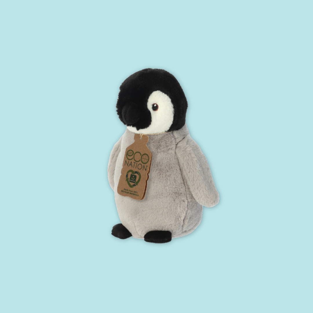 Eco Penguin Plush 9.5"