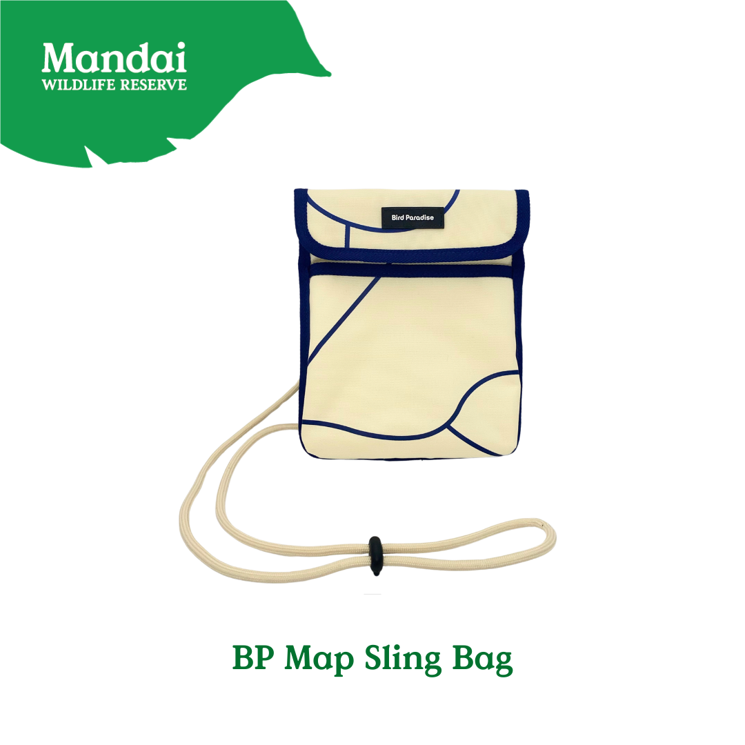 Discover the Attractions Sling Bag and Cap Mandai Park Inforgraphic  MANDAI WILDLIFE RESERVE