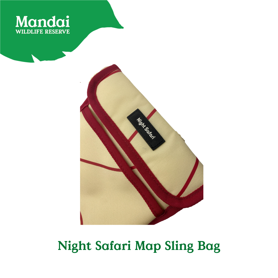 Discover the Attractions Sling Bag and Cap Mandai Park Inforgraphic  MANDAI WILDLIFE RESERVE