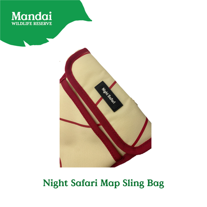 Discover the Attractions Sling Bag and Cap Mandai Park Inforgraphic  MANDAI WILDLIFE RESERVE