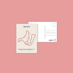 Night Safari Map Postcard