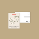 Singapore Zoo Map Postcard