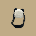 Panda Face Sling Plush Bag