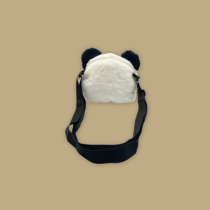 Panda and Friends Plushie Headband Face Sling Bag - MANDAI WILDLIFE RESERVE