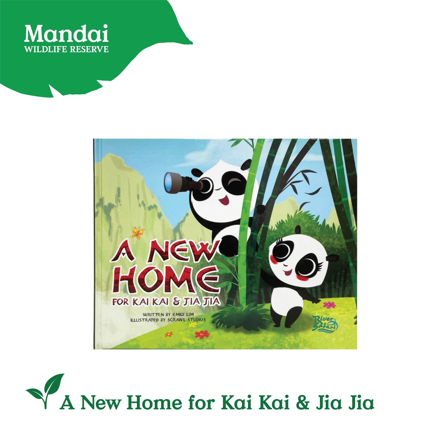 Kai Kai, Jia Jia Panda Family Children English Books MANDAI WILDLIFE RESERVE