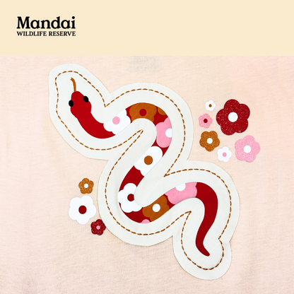 Celebrate the Year of the Snake with MANDAI WILDLIFE RESERVE CNY Abstract Animal Kids Apparel Collection