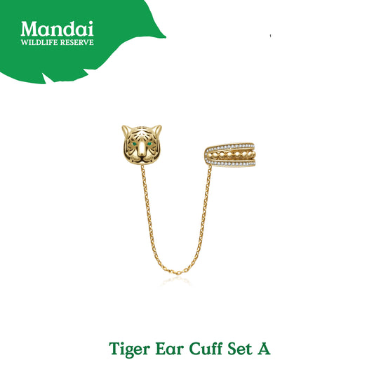 Exclusive Malayan Tiger Earrings Ring Jewelry WILDLIFE SANCTUARY Pearly Lustre Singapore Fashion Council Mandai