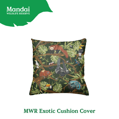 Exclusive Exotic Edit  Cushion Cover WILDLIFE SANCTUARY Photo Phactory Singapore Fashion Council