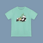 Panda And Baby Adult T-Shirt