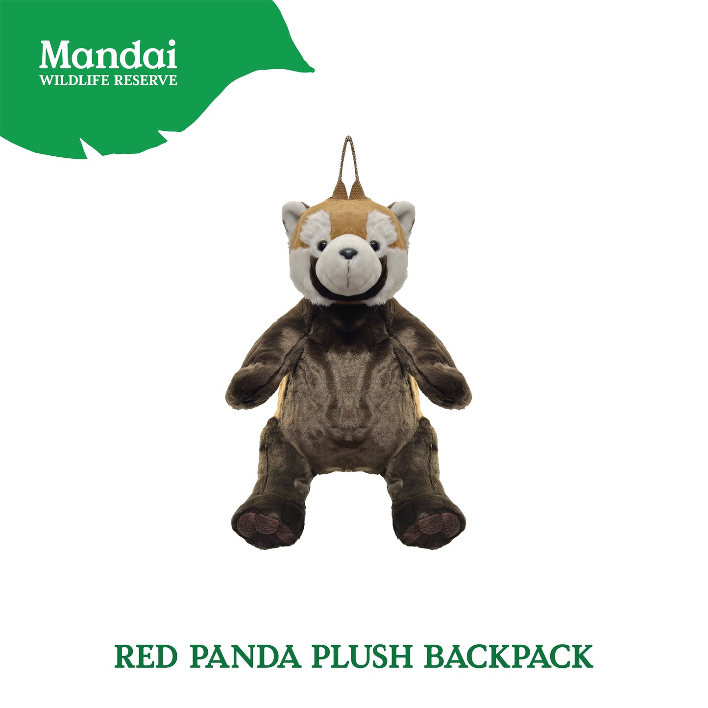 Red Panda Zip Pouch Headband Slingbag Backpack School Cute Lovely Animal Stuffed Toy Best Seller MANDAI WILDLIFE RESERVE