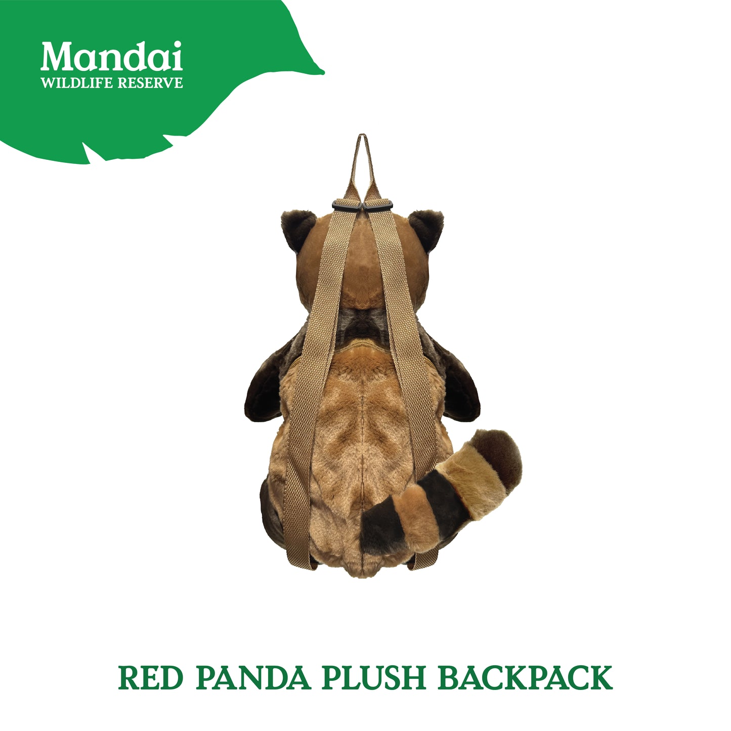 Red Panda Zip Pouch Headband Slingbag Backpack School Cute Lovely Animal Stuffed Toy Best Seller MANDAI WILDLIFE RESERVE