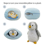 Zebra Reversible Plush Pillow