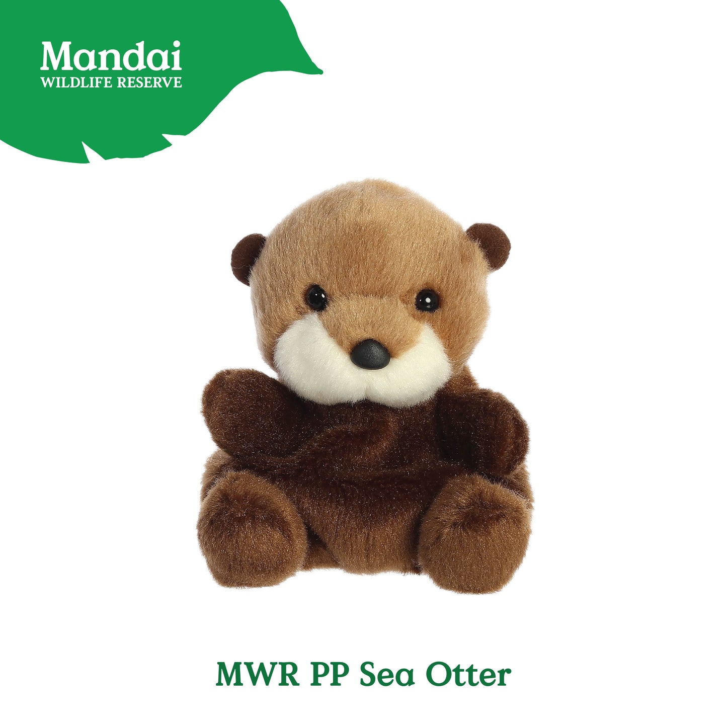 Adorable Sea Otter Sloth Hedgehog Aligator Red Panda Beanie Plush Toy Palm Pal MANDAI WILDLIFE RESERVE