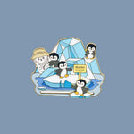 Mr Merlion & Penguin Sliding Magnet