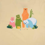 Bear Collage at Back Adult T-Shirt
