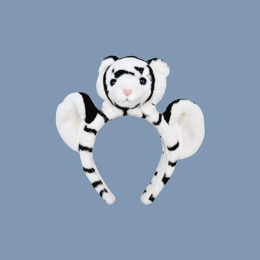 White Tiger Head Headband