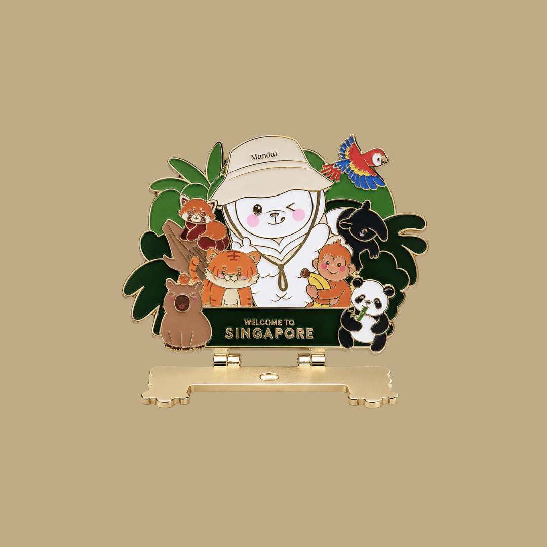 Mr Merlion & Friends Flip Magnet