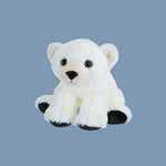 Mini Polar Bear Plush 8"