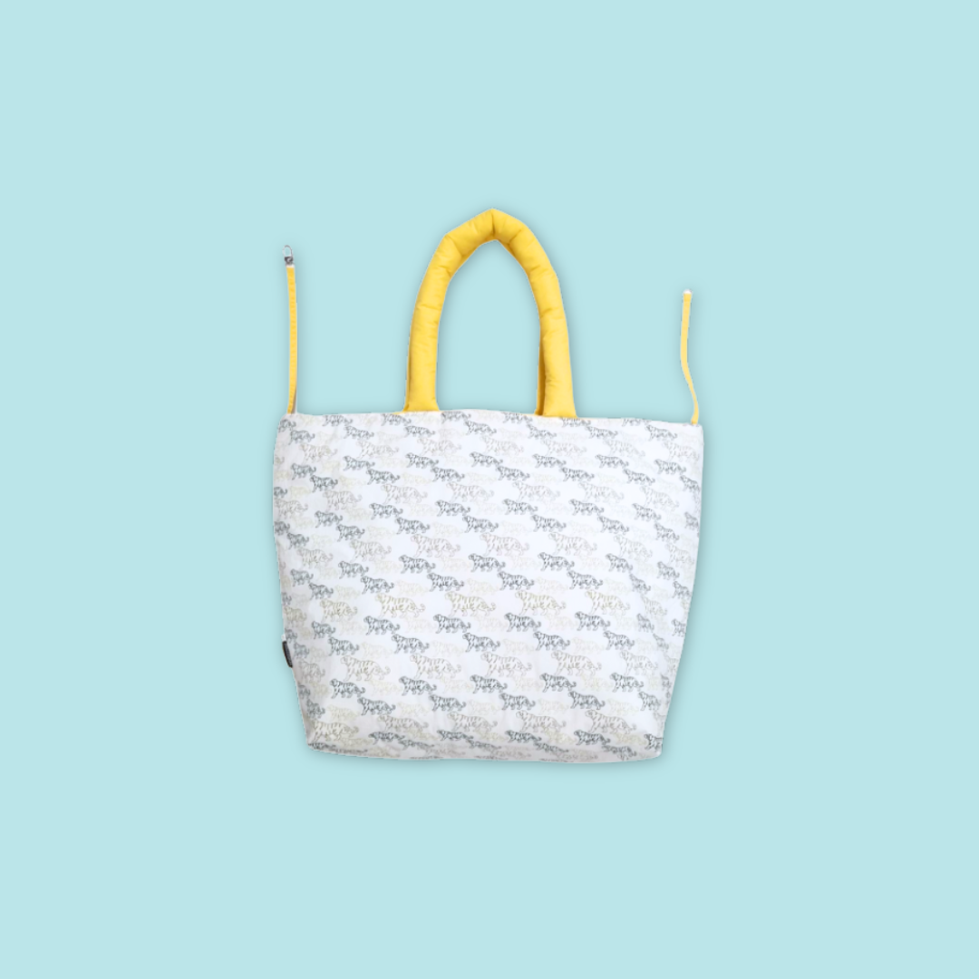 Tiger All-Over Print Reversible Tote Bag MANDAI WILDLIFE RESERVE